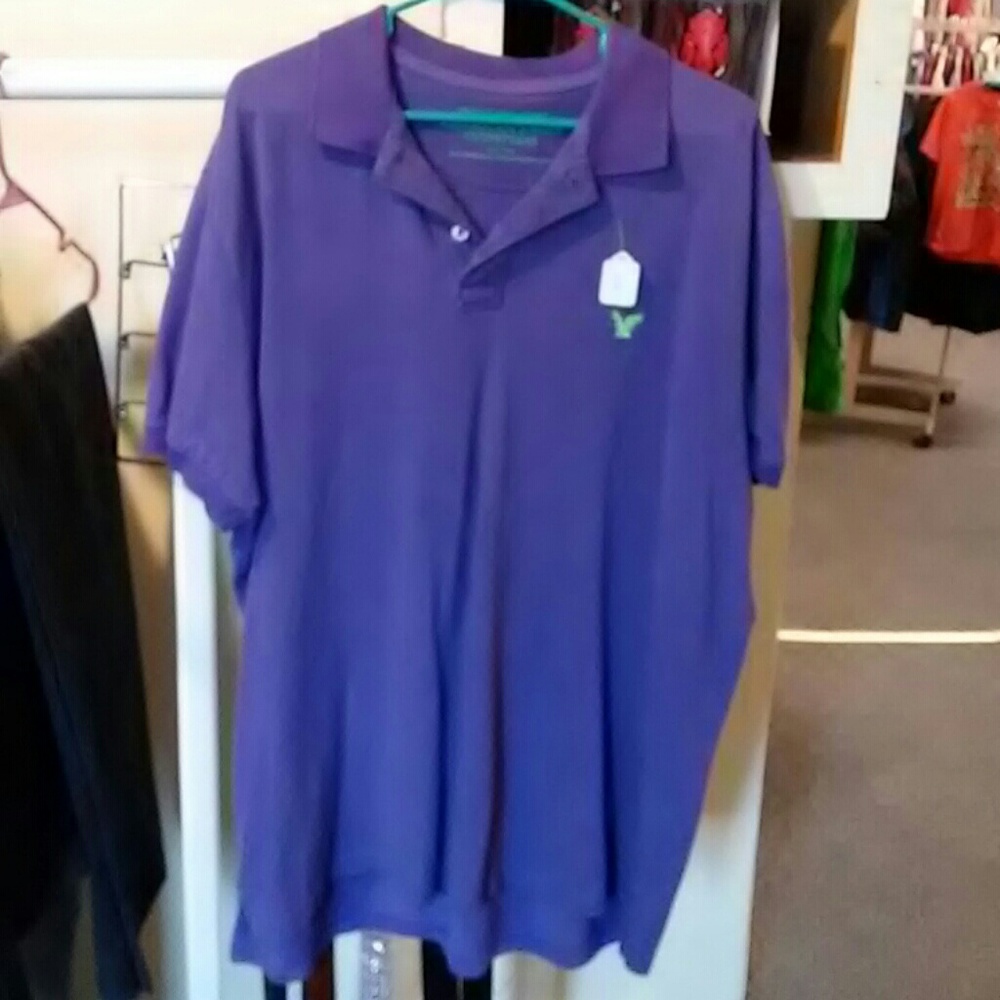 Gentle used men purple shirt